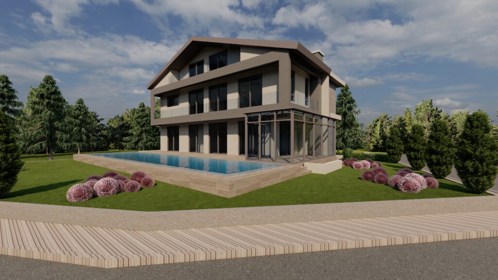 iskandinav villa döşemealtı