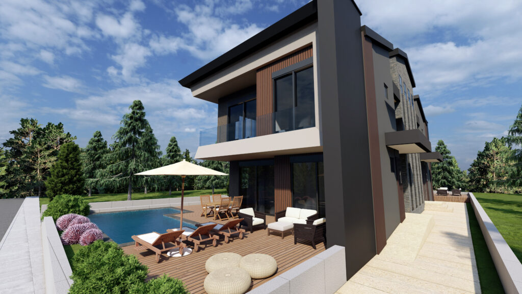 döşemealtı ikiz villa